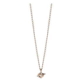 Guess Ladies Knot Rose Necklace UBN29020