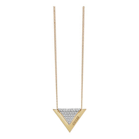 Guess Gold Plated Revers Necklace UBN83068