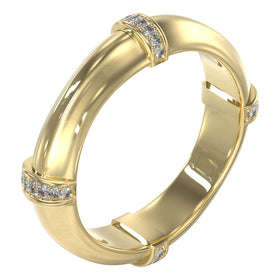 Guess Ladies Bamboo Ring UBR05165YG54