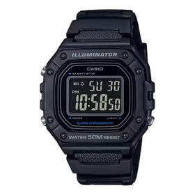 Casio Gents Illuminator Alarm Watch W-218H-1BVEF