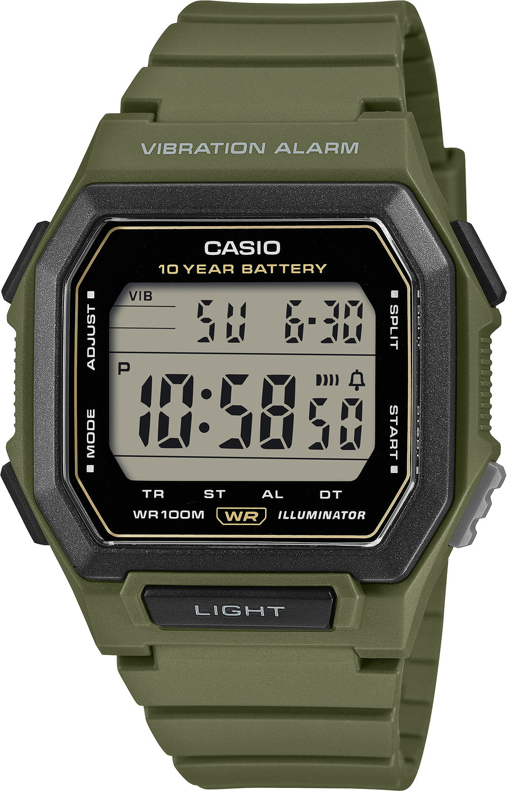 Casio Gents Resin Quartz Watch Primary View