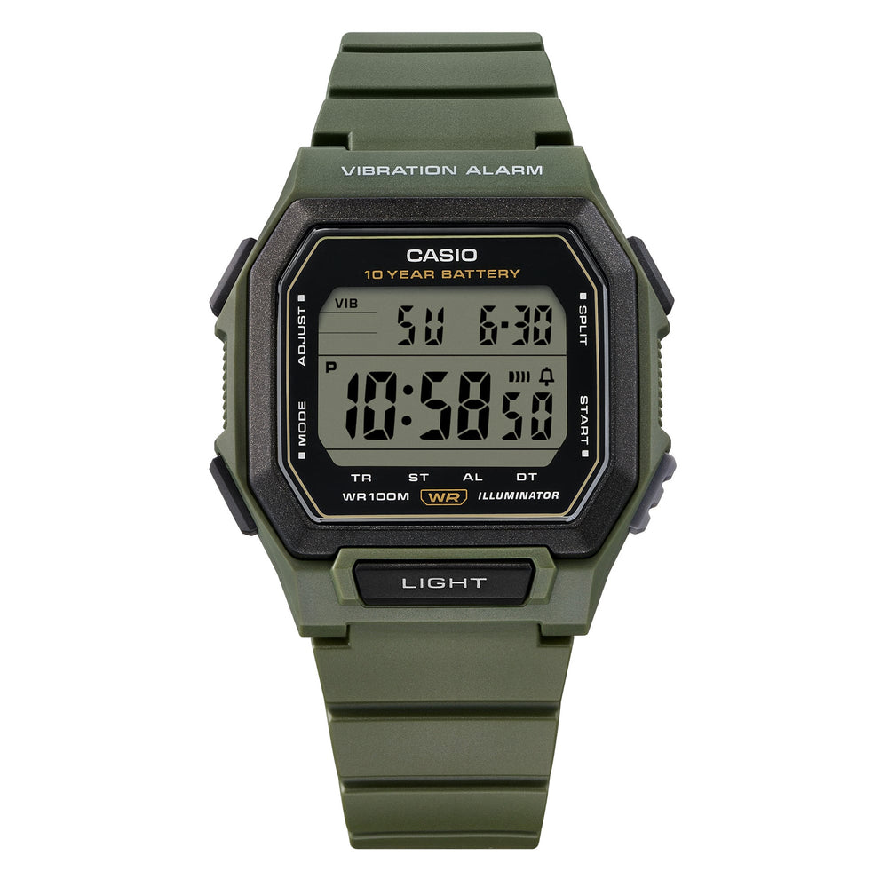Casio Gents Resin Quartz Watch Primary View