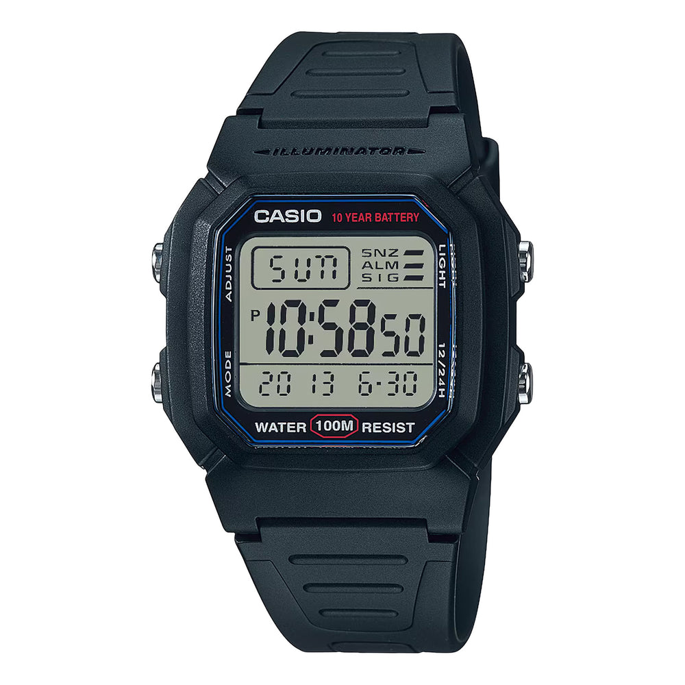 Casio Gents Resin Quartz Watch Primary View