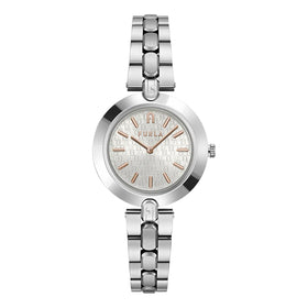 Furla Ladies Logo Links 34mm Stainless Steel Watch WW00002005L1