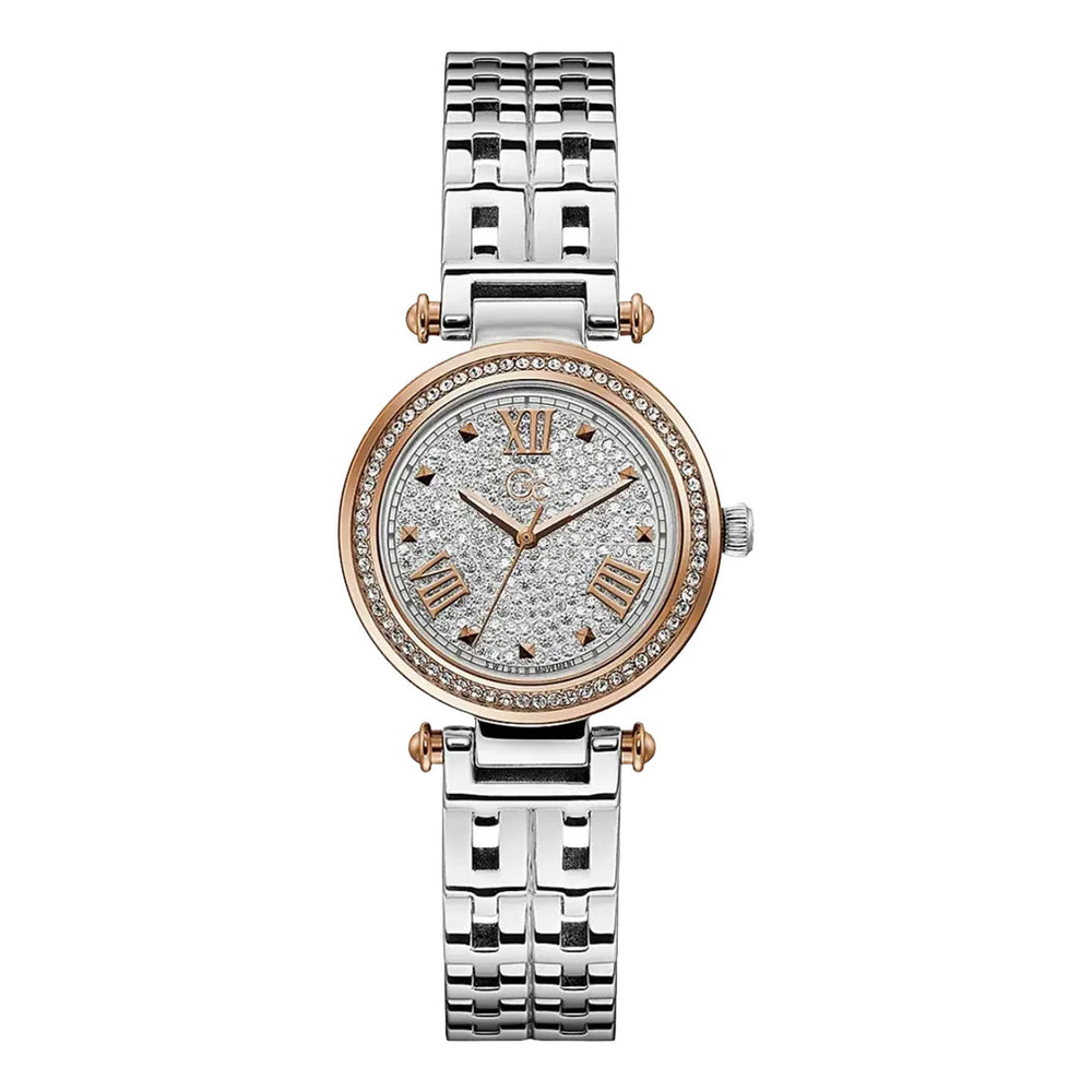 Gc Ladies Silver-Tone Stainless Steel Quartz Watch Primary View