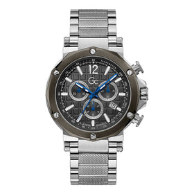 Gc Gents Spirit Chrono Silver-Tone Stainless Steel 44mm Dress Watch Y53006G5MF