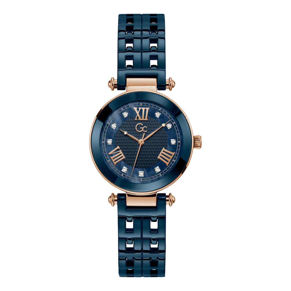 Gc Ladies Rose Gold PVD Plated Stainless Steel Quartz Watch Primary View