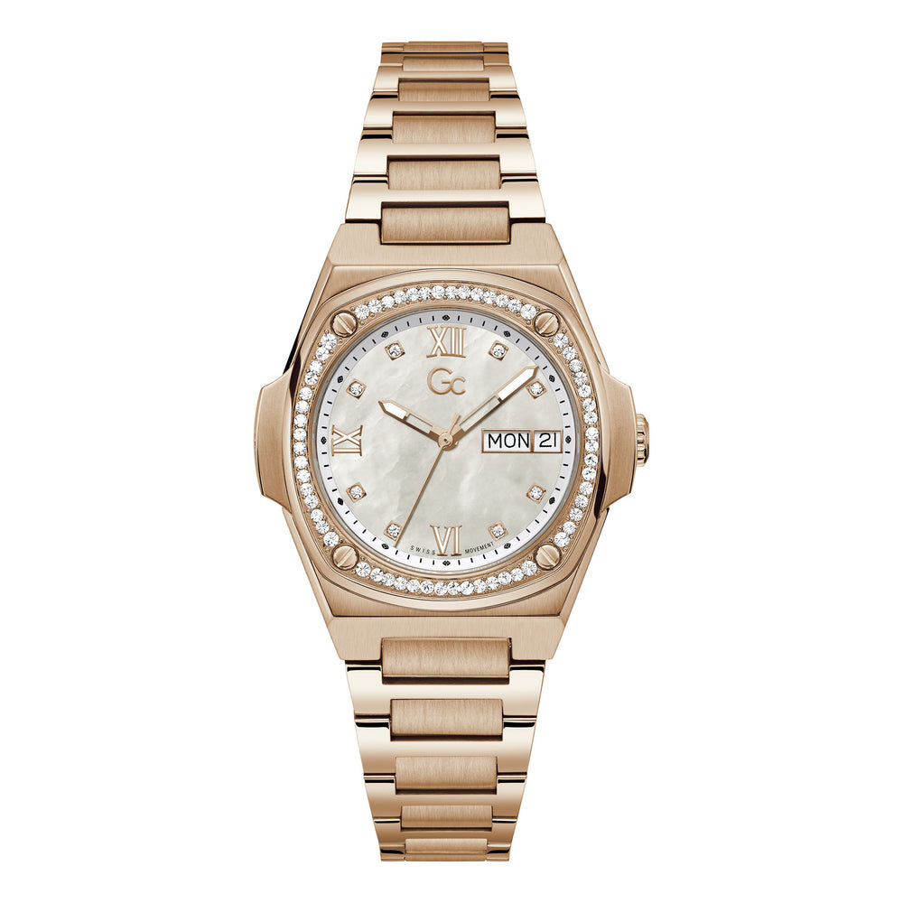 Gc Ladies PVD Plated Stainless Steel Quartz Watch Primary View