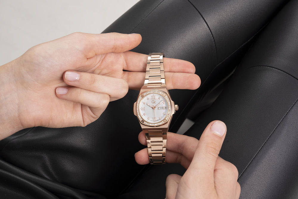 Gc Ladies PVD Plated Stainless Steel Quartz Watch Primary View