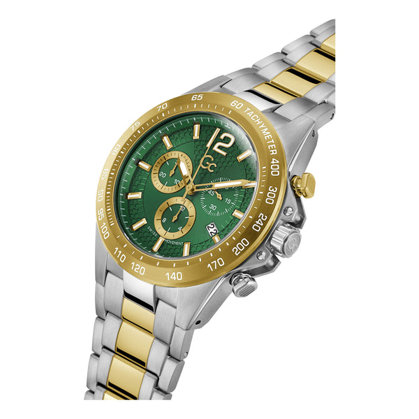 Gc Gents Green Quartz Watch Additional View